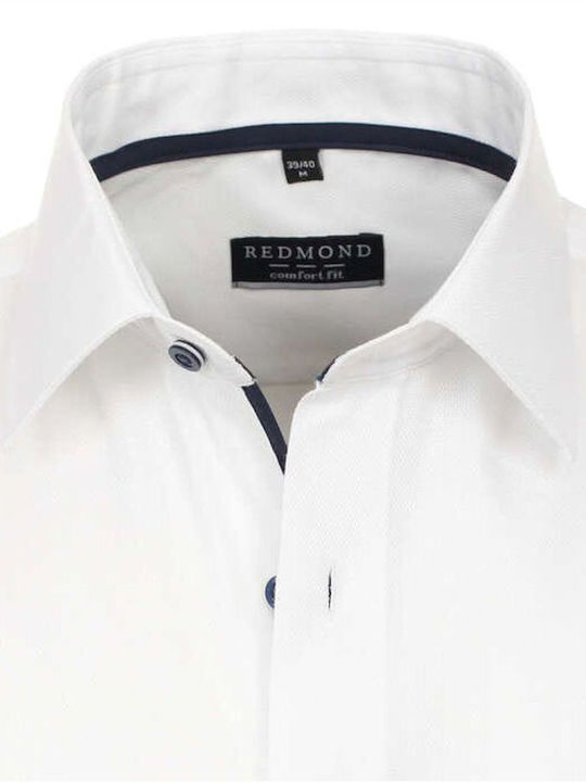 Redmond Men's Shirt Long Sleeve Cotton White