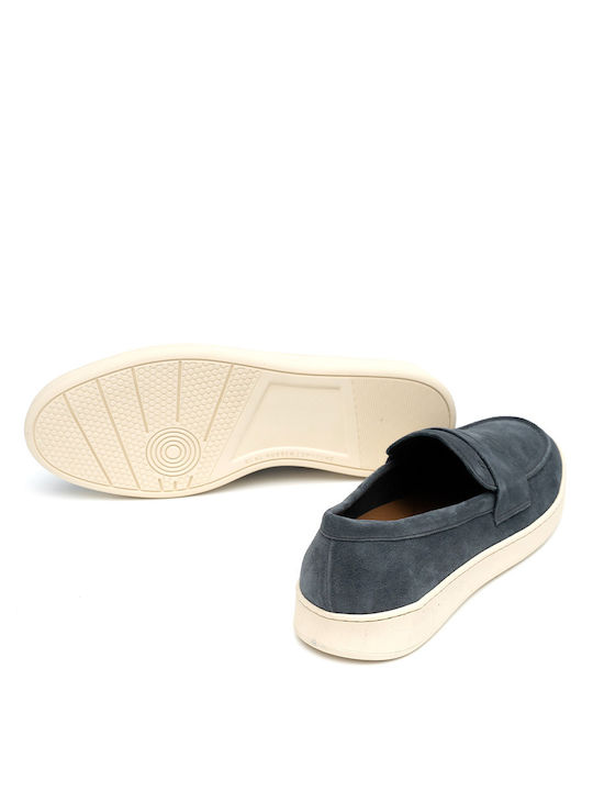 Suede Ανδρικά Μοκασίνια σε Καφέ Χρώμα