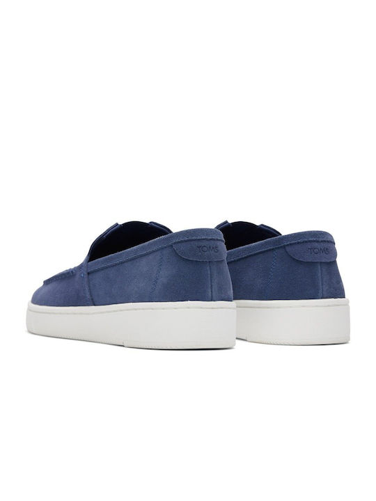 Toms Men's Suede Moccasins Blue