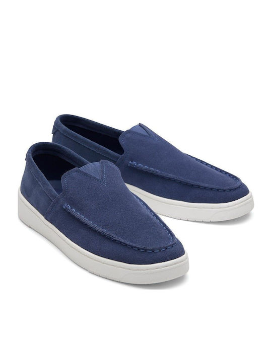 Trvl Lite Suede Loafer Men's Suede Moccasins Blue