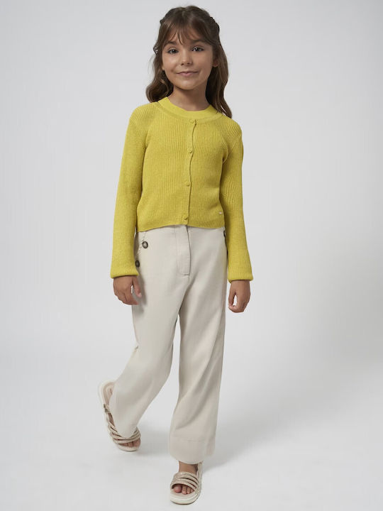 Mayoral Kids Trousers cream