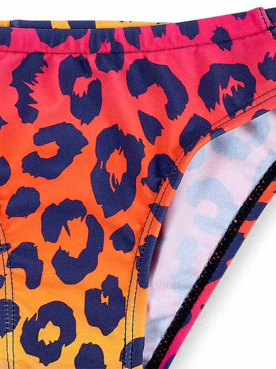 Nath Kids Kinder Badebekleidung Bikini Leo-Print-Gradient-Fuchsia