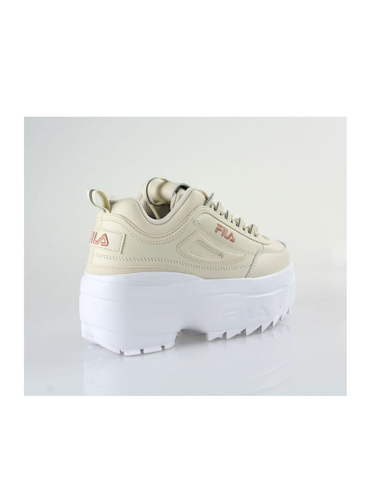 Fila Disruptor II Wedge Chunky Sneakers Beige