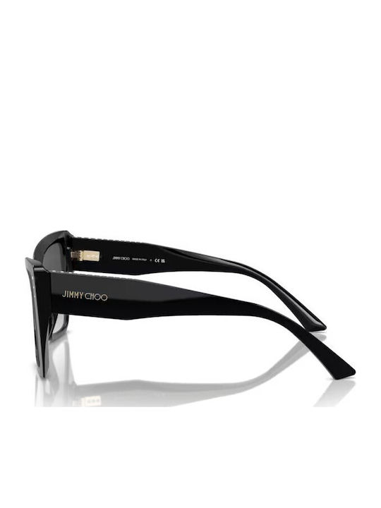 Jimmy Choo Слънчеви Очила Черни с Пластмасова Рамка Jimmy Choo Слънчеви Очила Черни с Пластмасова Рамка