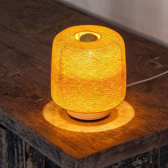 La Case de Cousin Paul Kids Decorative Lamp Brown 12.5x12.5x16εκ.