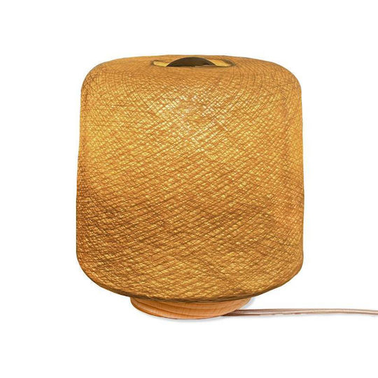 La Case de Cousin Paul Kinder Dekorative Lampe Braun 12.5x12.5x16εκ.