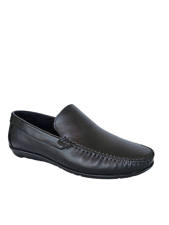 Gale Men's Leather Moccasins Black