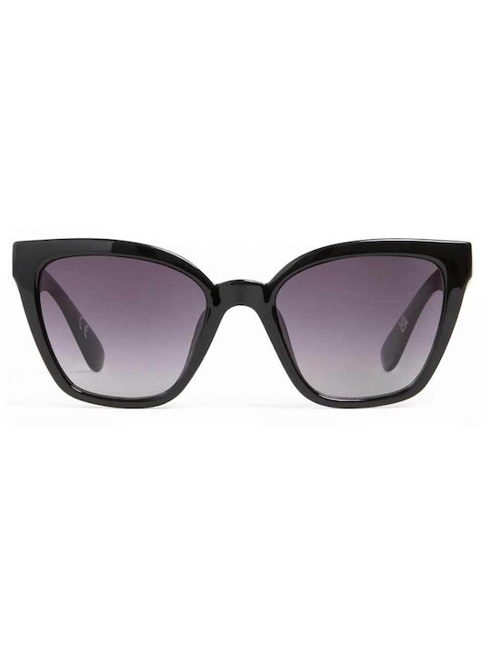 Vans Women's Sunglasses with Black Plastic Frame and Black Gradient Lens VN000HEDBLK