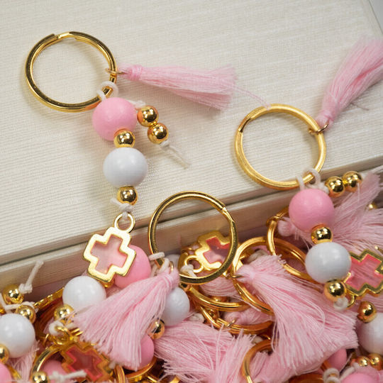 Papillon Kids Amulet De Botez Breloc Roz 50 Bucăți
