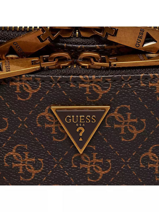 Guess Vezzola Belt Bag Brown Τσαντα Μεσης Καφε