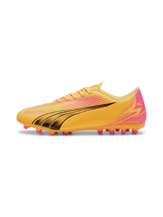 Puma Ultra Play MG Niedrig Fußballschuhe mit Stollen Orange