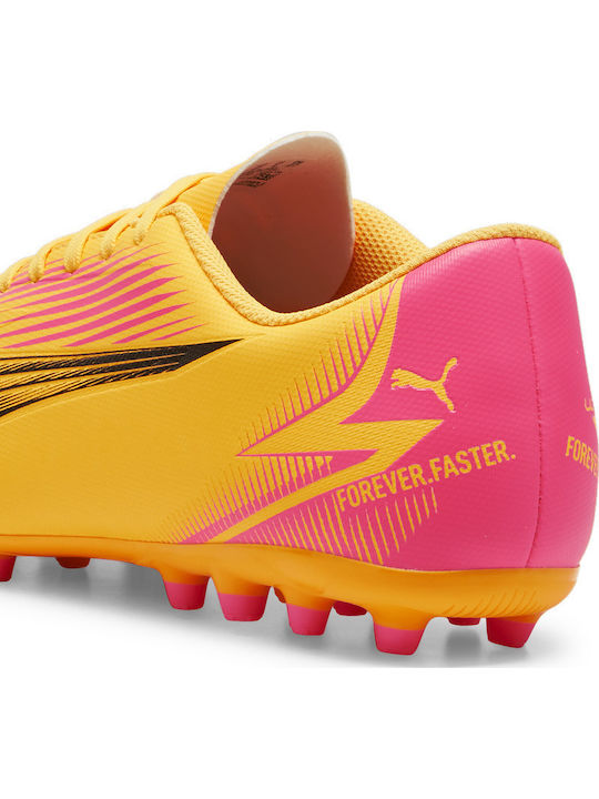 PUMA Ultra Play Ποδοσφαιρικά Παπούτσια με Τάπες MG Πορτοκαλί