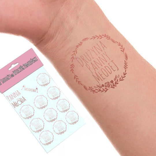 Αποκριάτικο Tattoo Rose Gold