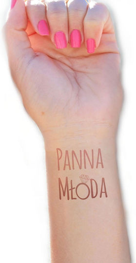 Αποκριάτικο Tattoo Rose Gold