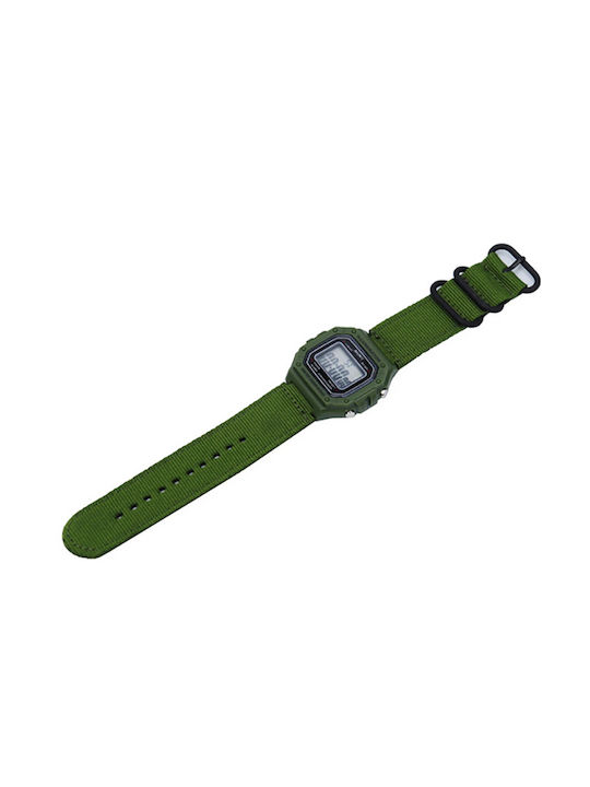 Nylon Strap Modified for Casio Green Pvd 18mm