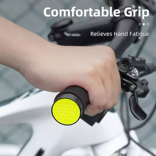Rockbros HU-7098586731626 Anatomic Bicycle Handlebar Grips in Black Color