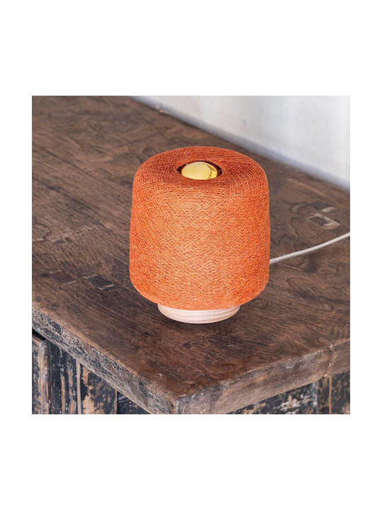 La Case de Cousin Paul Kinder Dekorative Lampe Orange 12.5x12.5x16εκ.