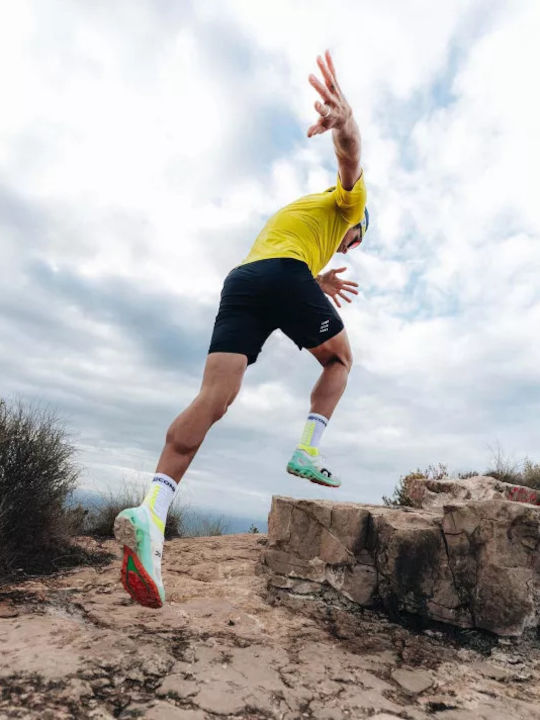 Compressport Ultra Trail V.2 Laufsocken Weiß 1 Paar