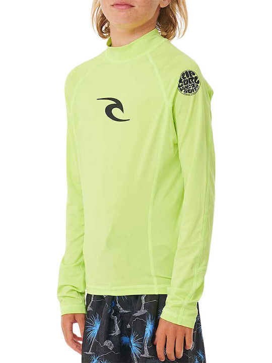 Rip Curl Kids Swimwear Rashguard Green