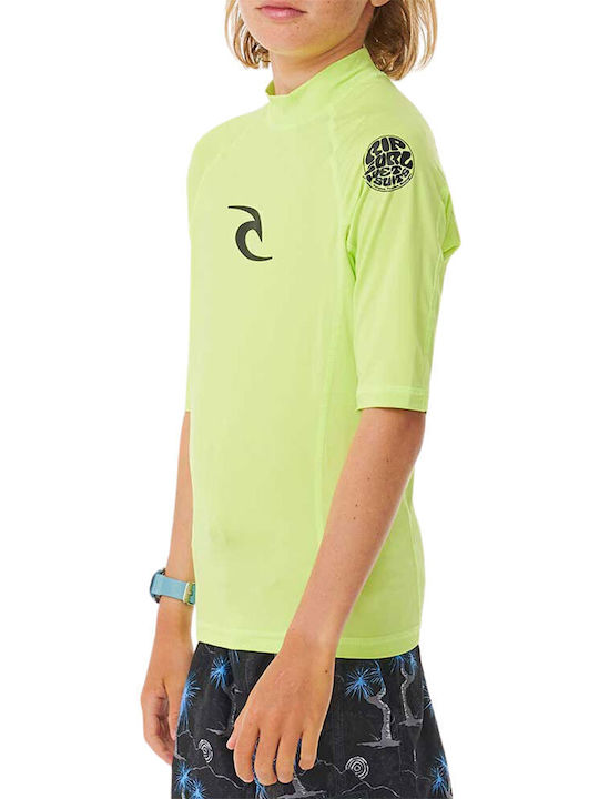 Rip Curl Kids Swimwear Rashguard Lime