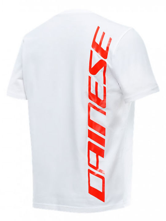 Dainese Herren T-Shirt Kurzarm Weiß