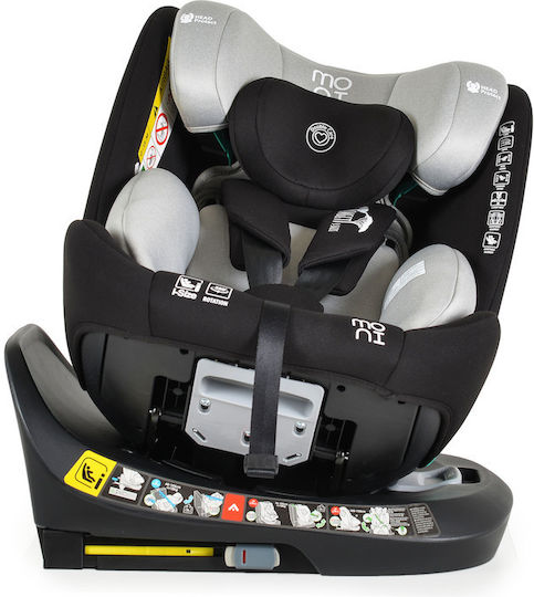 Moni Serengeti Baby Car Seat i-Size with Isofix Light Grey 0-36 kg