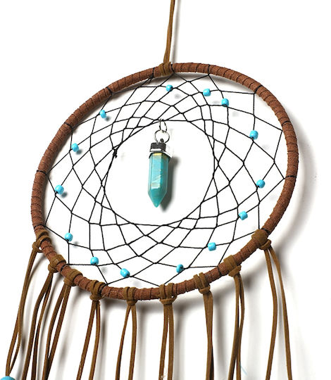 Handmade Metal Dreamcatcher Wall Decor 13x45cm