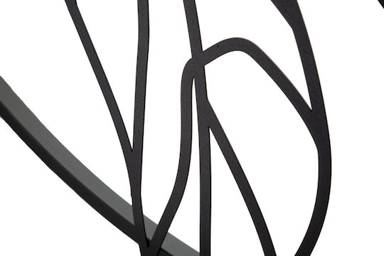 Mauro F Decorative Silhouette Black Made of Metal 69x2x63cm