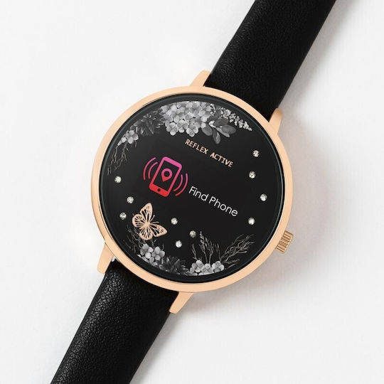 Reflex Active Smartwatch με Παλμογράφο (Μαύρο)