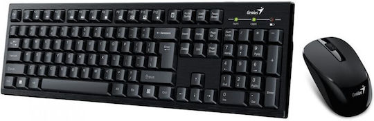 Genius KM-810 Безжично Комплект клавиатура и мишка Английски US Черен