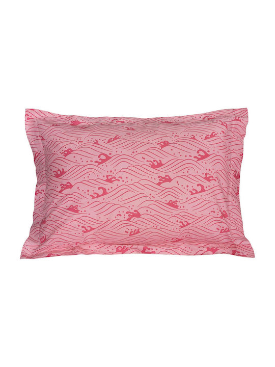 Madi Bettbezug-Set Baumwolle Übergröße mit 2 Kissenbezügen 220x240 Petalmesh Rosa