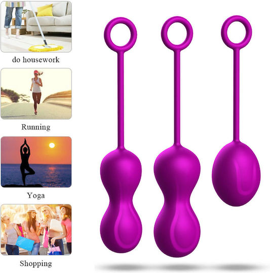 Set Of Geisha Balls For Exercising Kegel Muscles 3pcs