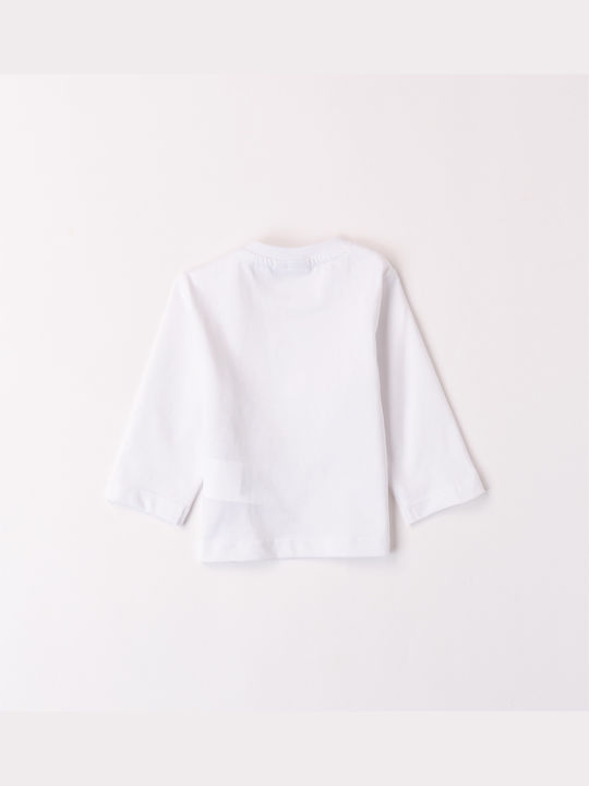 iDO Kids Blouse Long Sleeve White 0113