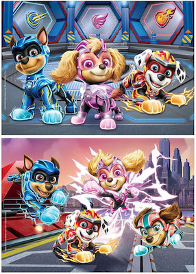 Clementoni Παιδικό Παζλ Super Color Nickelodeon Paw Patrol The Mighty Movie 2x60 Τμχ