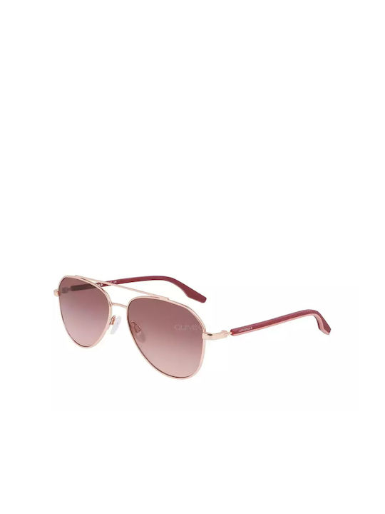 Converse Women's Sunglasses with Gold Metal Frame and Pink Gradient Lens CV307S-781