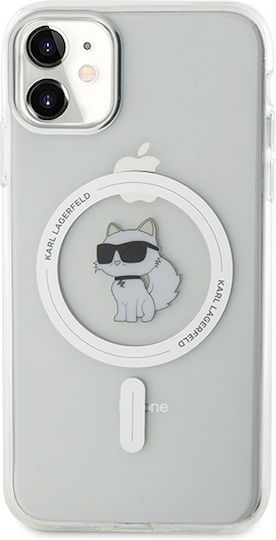 Karl Lagerfeld Choupette MagSafe Umschlag Rückseite Kunststoff Transparent (iPhone 11)