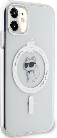 Karl Lagerfeld Choupette MagSafe Umschlag Rückseite Kunststoff Transparent (iPhone 11)