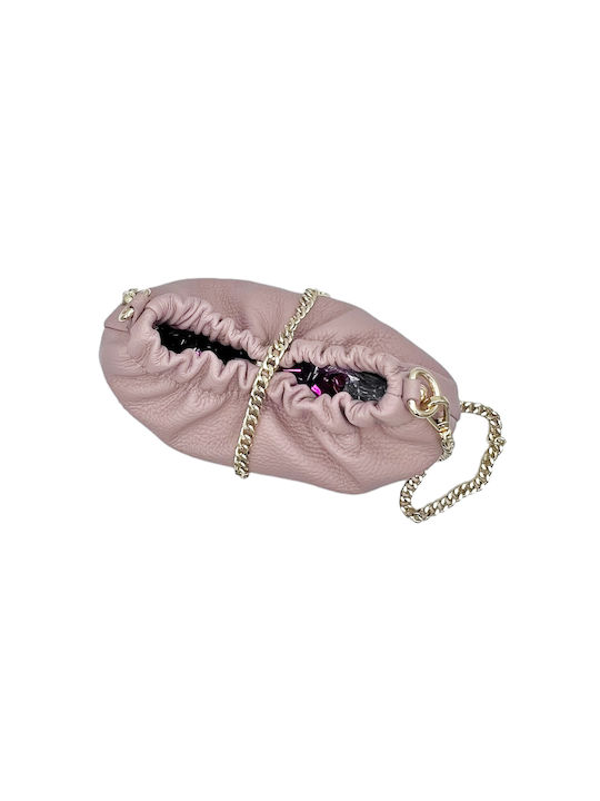 Savil Leder Damen Tasche Schulter Rosa