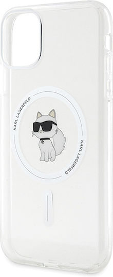 Karl Lagerfeld Choupette MagSafe Umschlag Rückseite Kunststoff Transparent (iPhone 11)