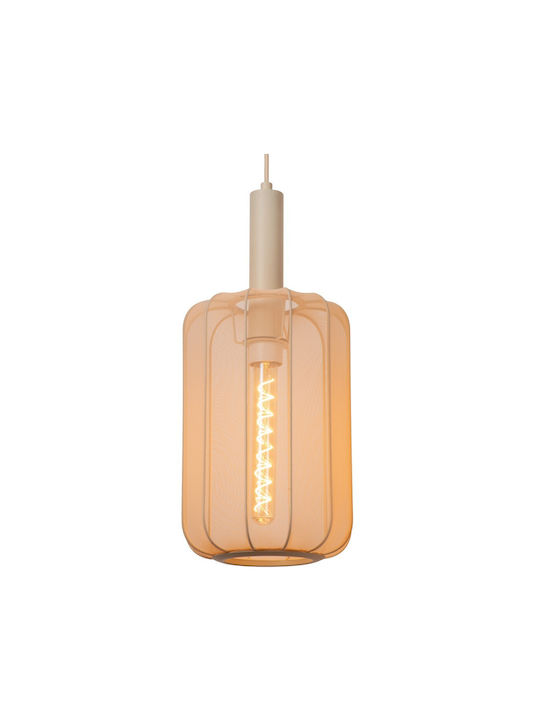 Lucide Lightning Hängelampe Beige Schiene mit Fassung E27