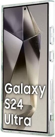 Lacoste Logo Script Magsafe Back Cover Πλαστικό Λευκό (Galaxy S24 Ultra)