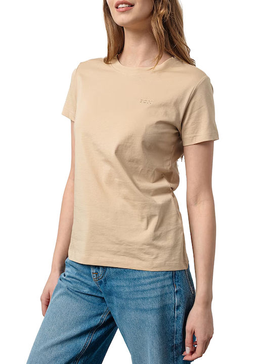 Hugo Boss Damen T-Shirt Beige