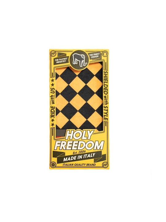 Holy Freedom Motorcycle Rider Neck Warmer Yellow Color