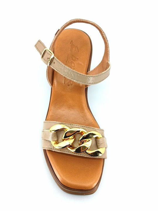Leder Sandalen Braun