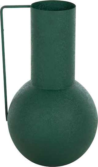 Dekorative Vase Metallisch Flagon Grün F12xH26cm