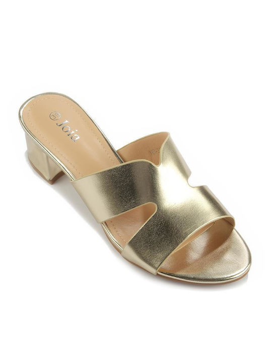 Fshoes Synthetic Leather Women's Sandals Gold