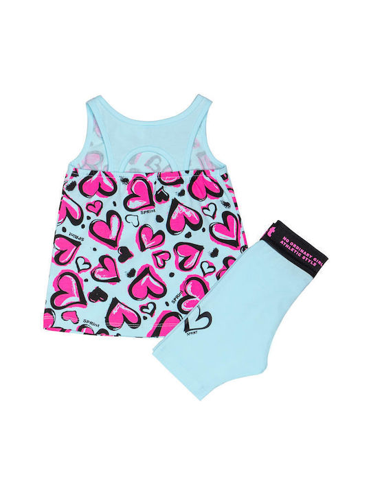 Sprint Kids Set with Leggings Summer 2pcs TIRQUAZ