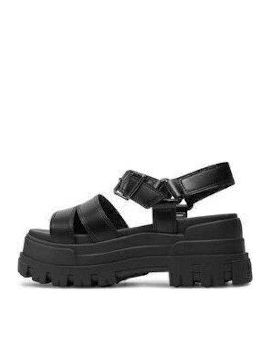 Buffalo Sandals Black
