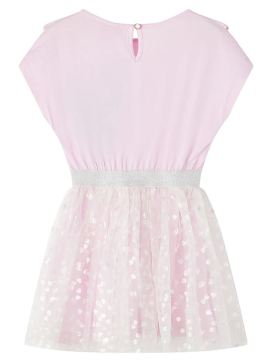 vidaXL Girls Dress Tulle Light Pink