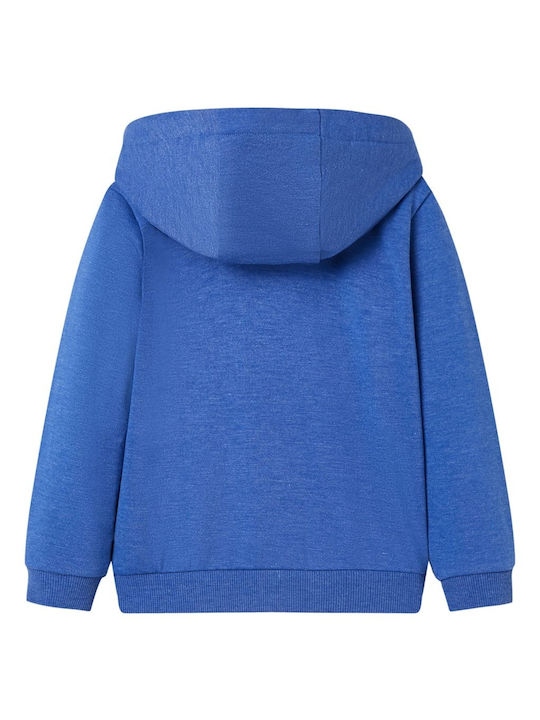 vidaXL Kids Sweatshirt Cardigan with Hood Blue